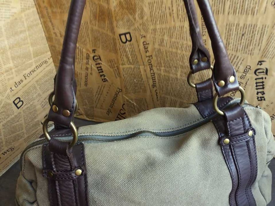 дамска чанта-естествена кожа