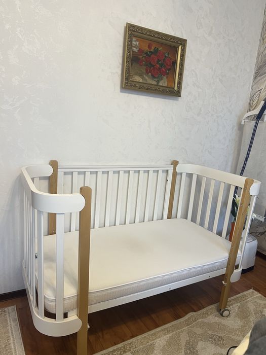 Супер кроватка трансформер Happy Baby 0-7 лет