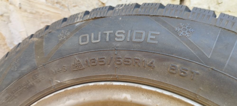 Шины зимние с дисками 185/65/14