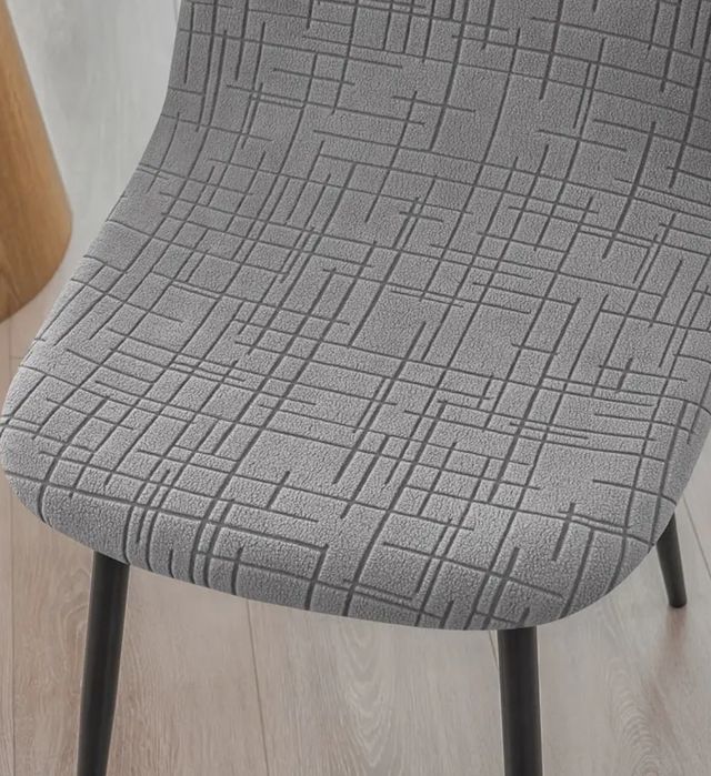 Комплект 4 броя сиви калъфки за столове