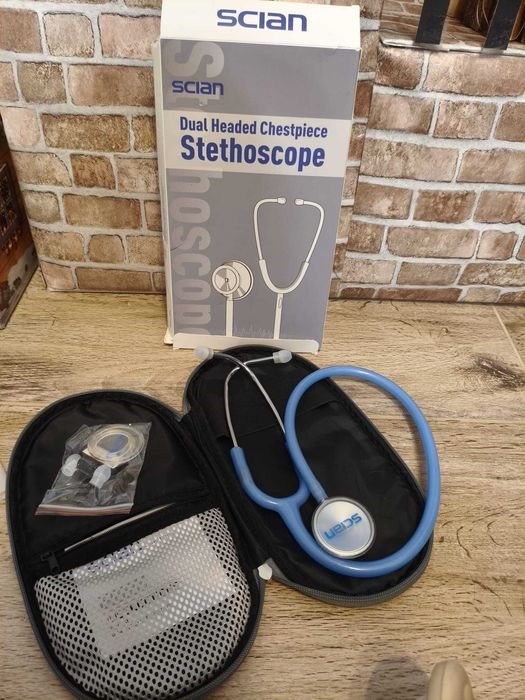 Stetoscop SCIAN Dual Head – Albastru