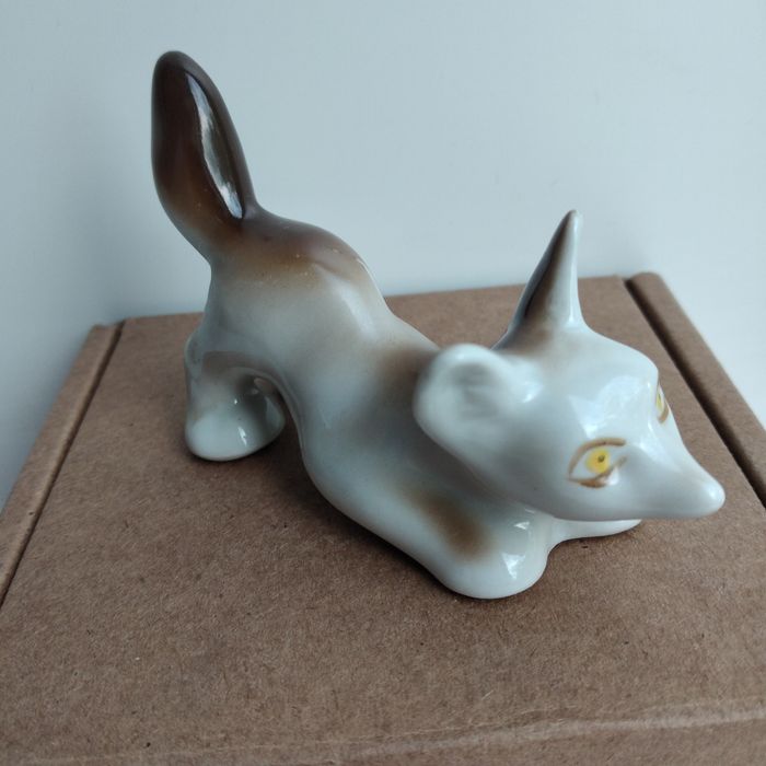 Статуэтки, фигурки СССР. "Лисичка", "Лев".