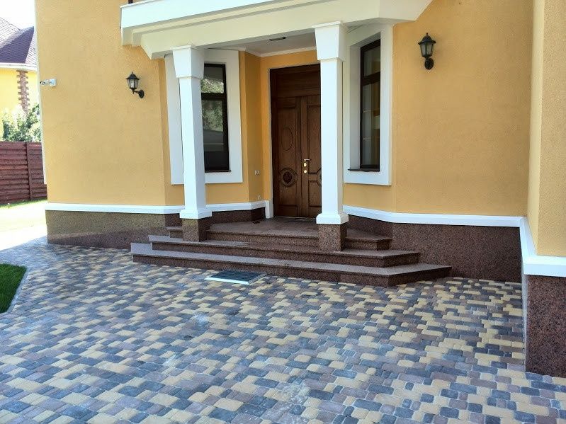 Фасад, Обшивка Гранит, Металла сайдинг