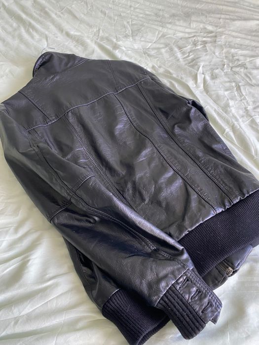 Кожено яке Jack and jones M размер