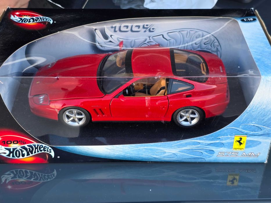 Macheta Auto 1/18 Hotwheels Ferrari 575 MM