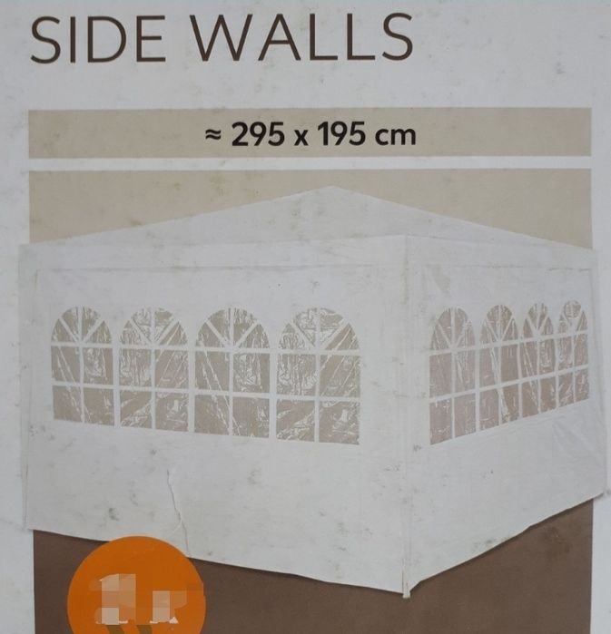 1 Perete lateral pentru pavilion grădină de 3m/3m