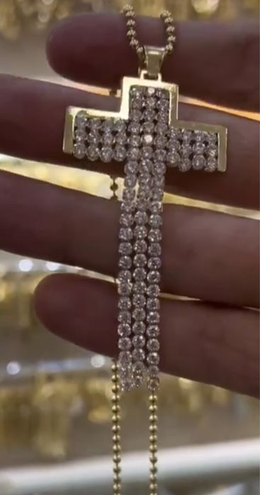 Vand medalion si bratata din aur de 14 k
