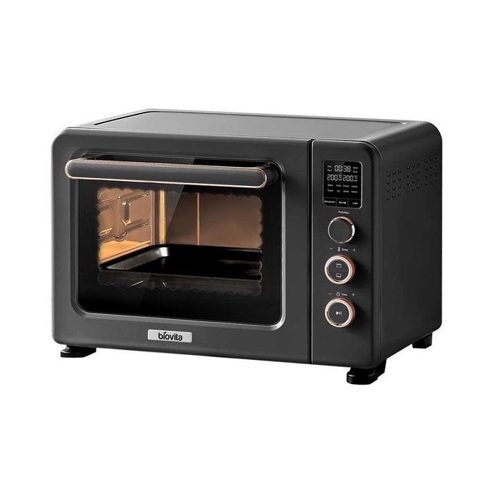 Cuptor electric DIVO, 1800W, 35L, 8 programe, Negru Biovita