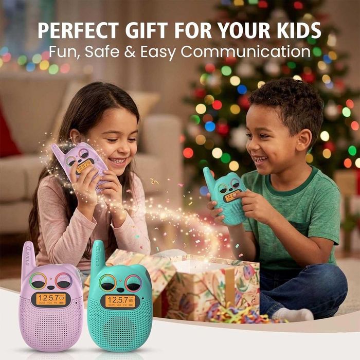 Радиостанции за деца, 3 мили с обхват, 22 канала, двупосочно радио за момчета и момичета