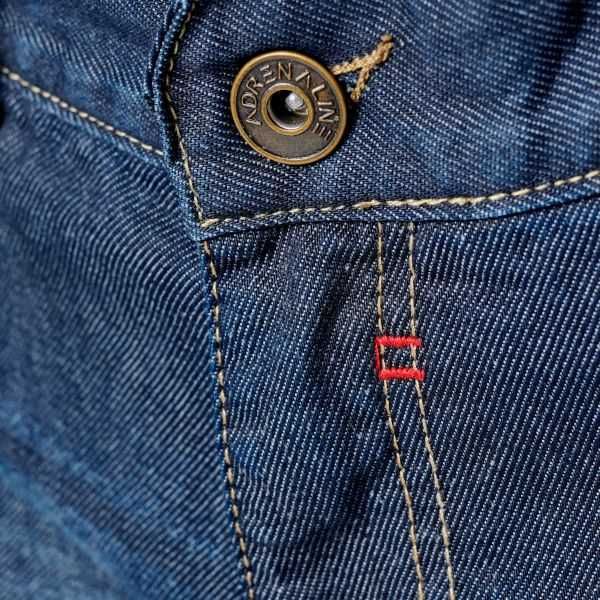 ТОП ЦЕНА Мото Дънки за мотор ADRENALINE ROCK BLUE,протектори