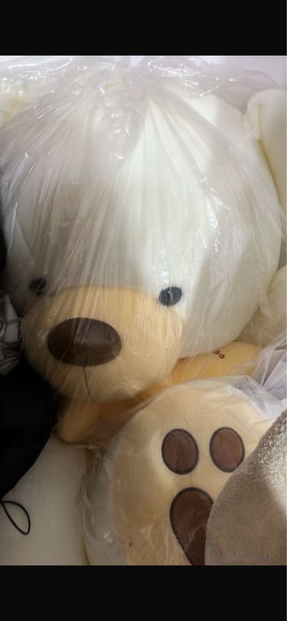Мишка,белая,размер 1/90
