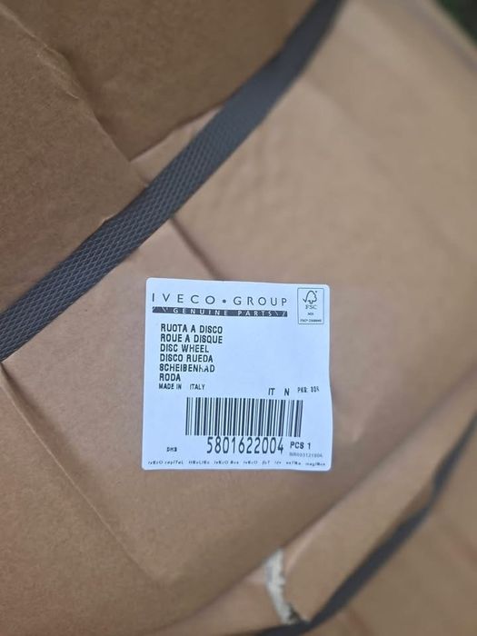 Janta Iveco Daily R16 Originala Iveco de Greutate model cu Roata Simpla Spate