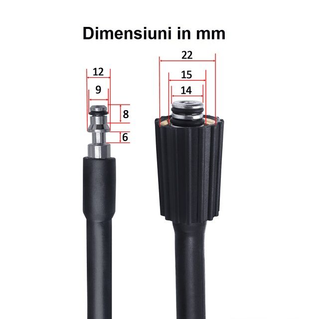 Furtun aparat spalat cu presiune Parkside