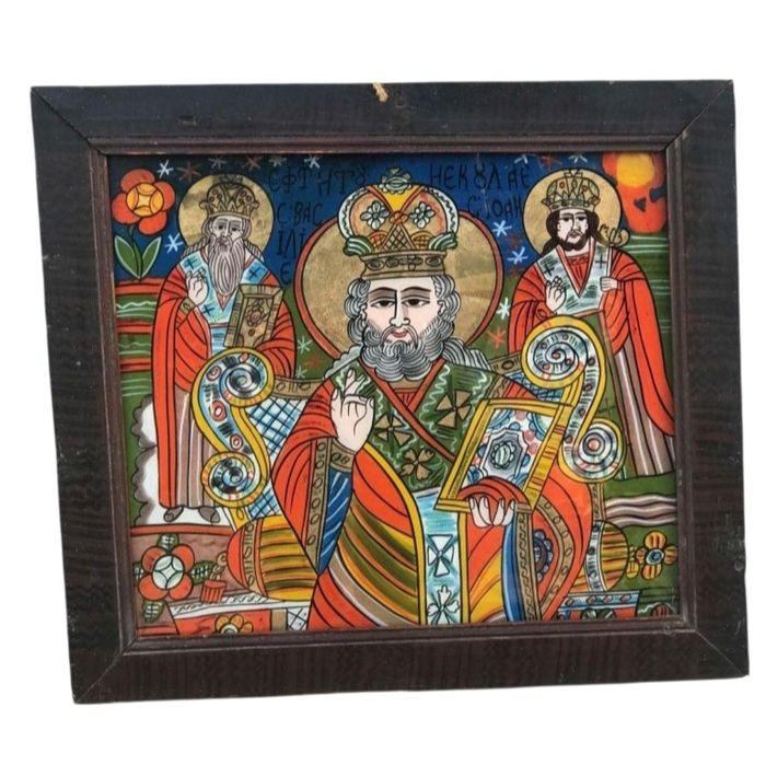 Icoane pictură pe glajă