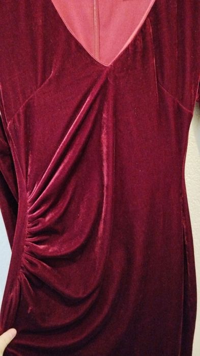 Rochie de catifea stil sirena