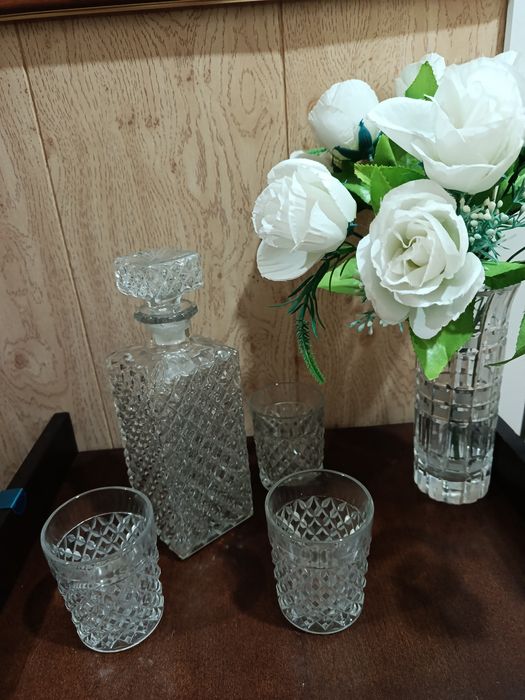 Фруктовница хрустальная, производства СССР в от