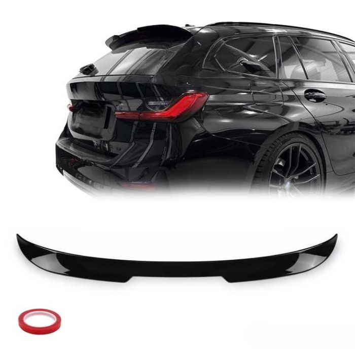 Eleron Luneta Slim Portbagaj Spoiler M BMW G21 G81, Negru Lucios, V1