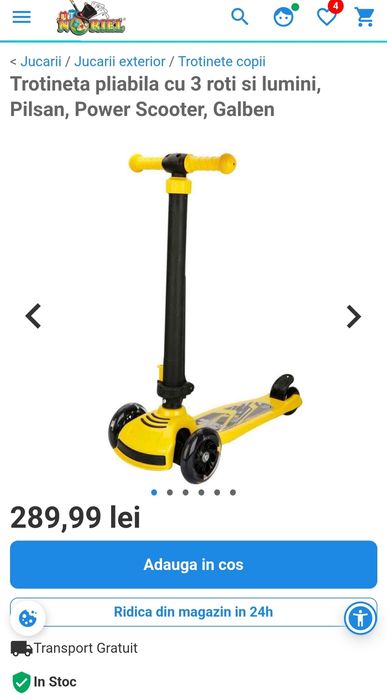 Trotineta cu 3 roti