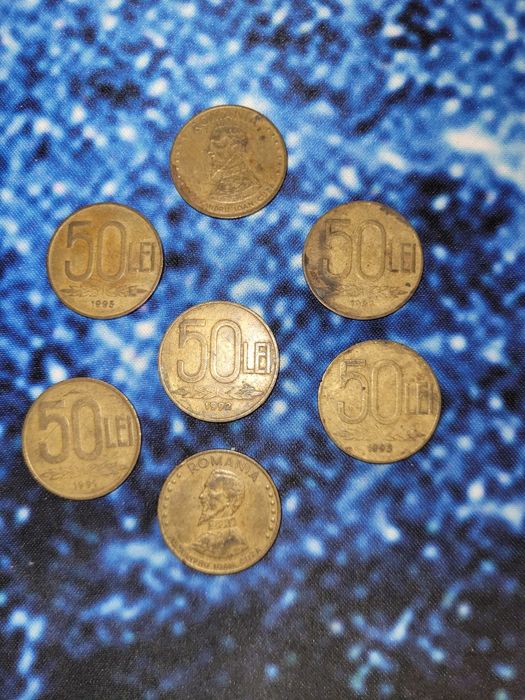Monede 50 lei 1991-1996