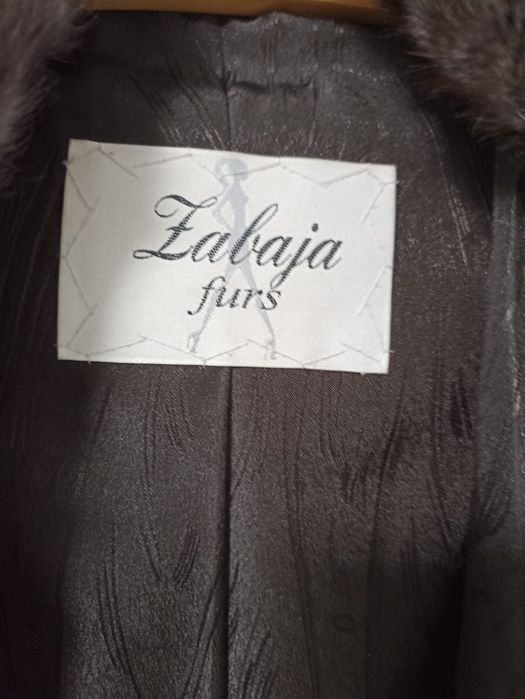 Норковая шуба с капюшоном