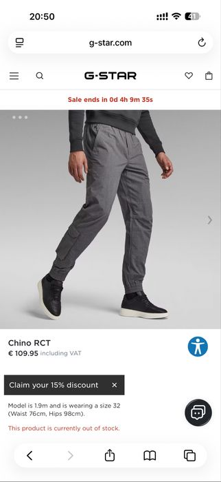 G-Star RAW Chino RCT pants
