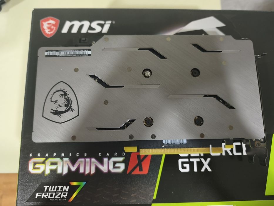 Видеокарта MSI GTX1660 Super Gaming X