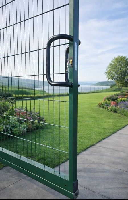 Poarta autoportanta / poarta culisanta in consola/ plasa dubla /