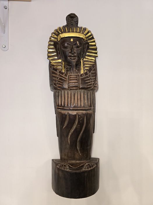 Statueta Faraon din lemn
