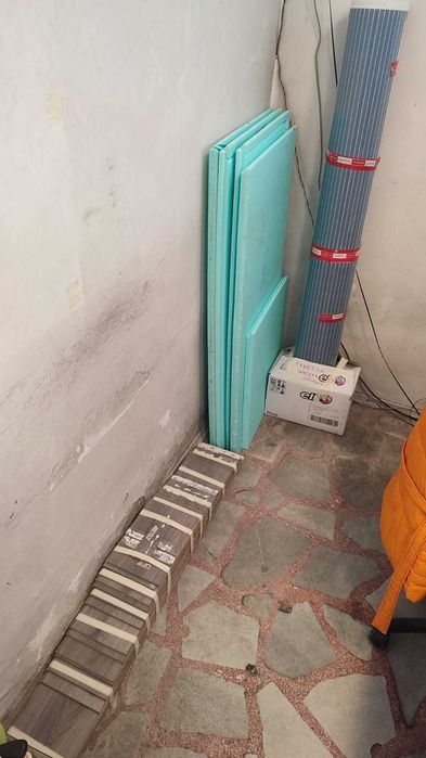 Инфрачервено подово отопление в комплект с изолация и ламинат