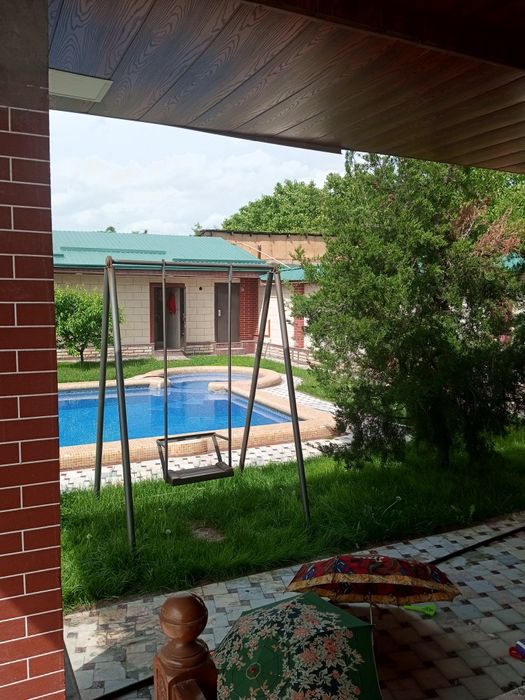 Дача паркент 6 соток дом из 4 комнаты кухня санузел летняя кухня сауна