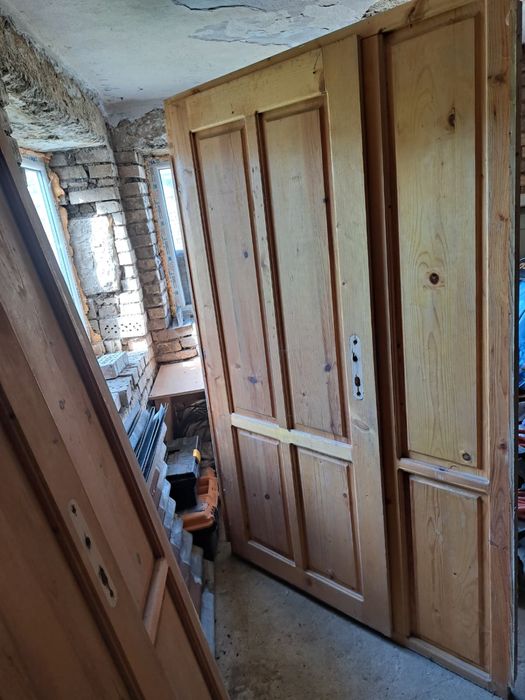 Дървени врати от бял смърч