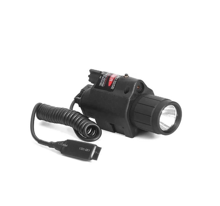 Тактически LED фенер с лазер за еърсофт и др.