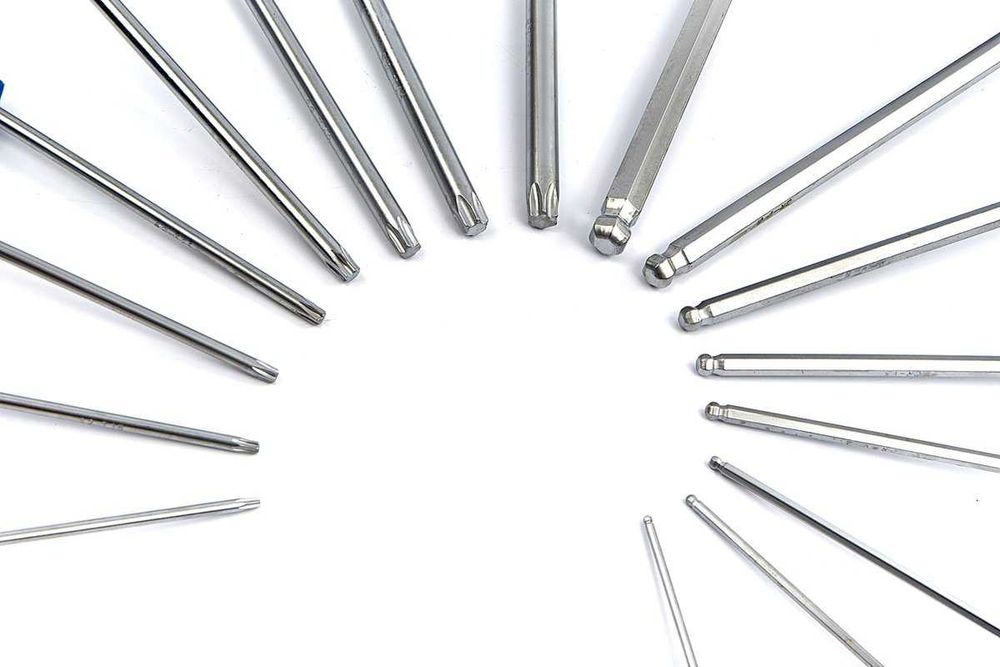 Комплект шестограми и торксове с ръкохватка STAHLMAYER 16 части