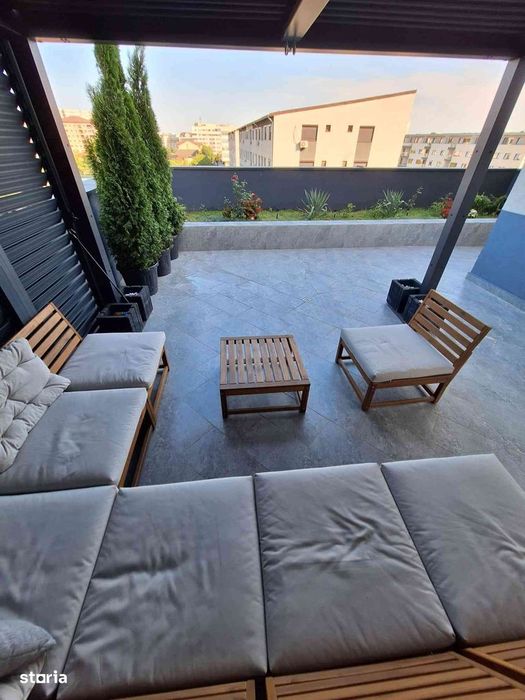 3 camere mobilat | 75mp + 80mp terasa | +parcare | Proprietar