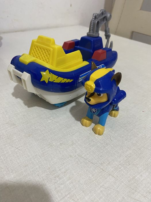 Paw Patrol-Patrula catelusilor-4 vehicule-patrula marina