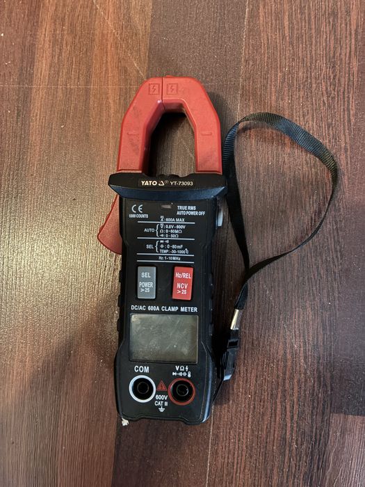 Токовые клещи yato