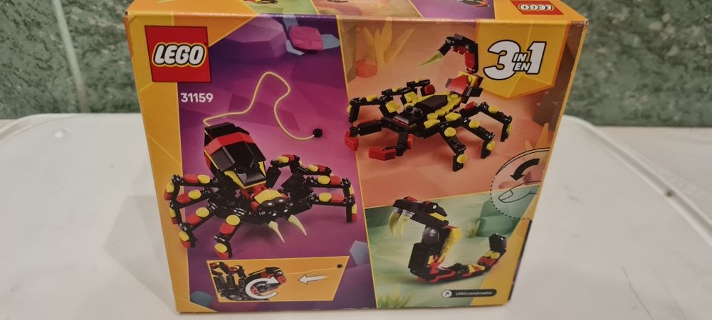 Lego. Лего для детей. Spider. 3 в 1.