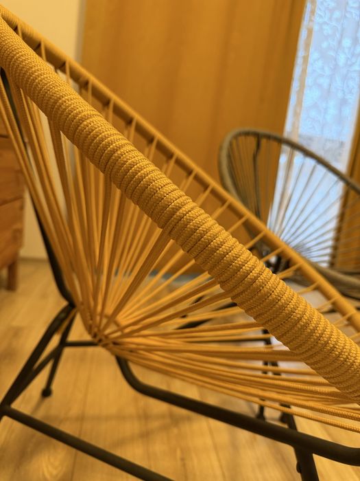 Fotoliu galben / gri