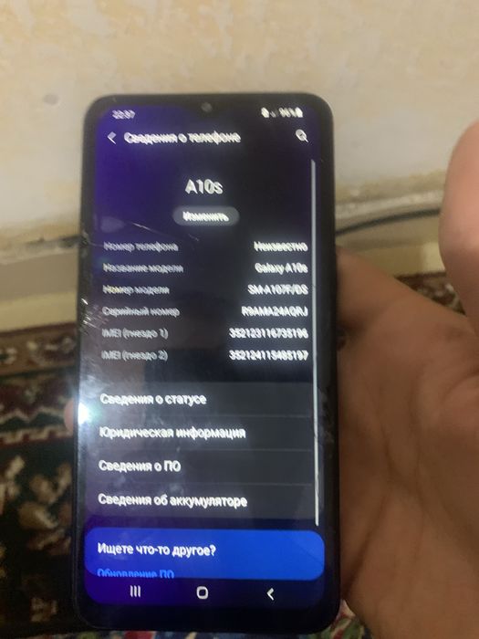 Samsung a10s xotira 32/2 GB
