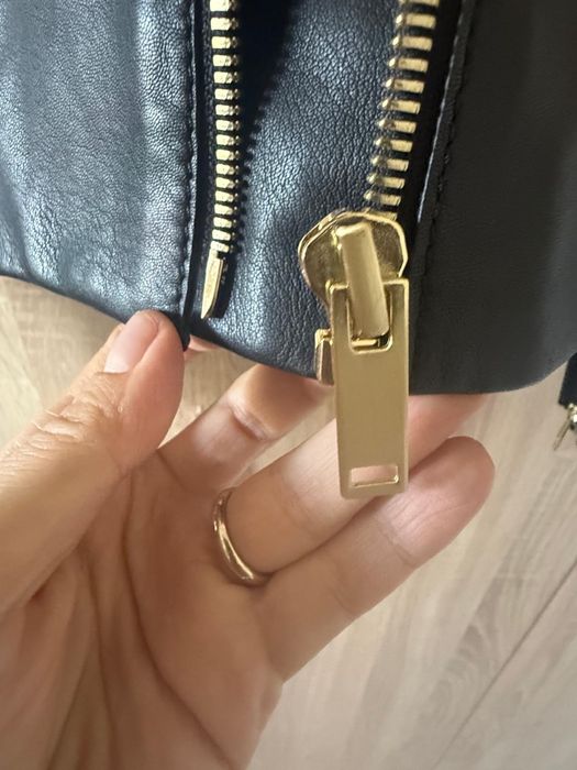 Geaca de piele  Massimo Dutti.