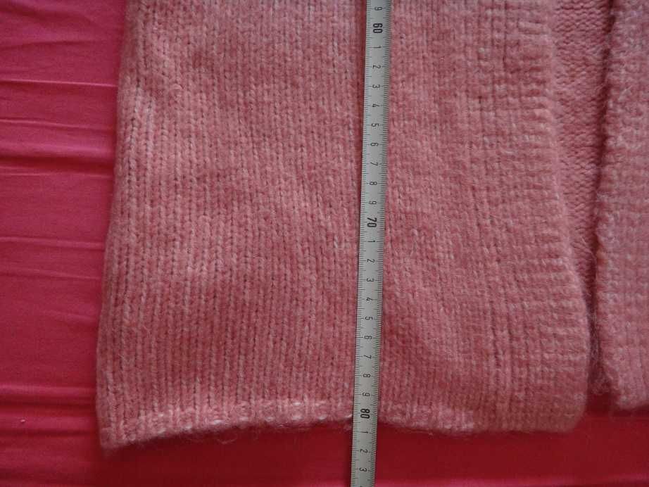 Нова жилетка Mango в розово, плетен пуловер Манго