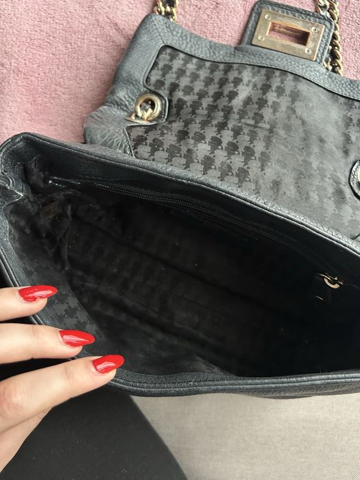 Кожена чанта Karl Lagerfeld