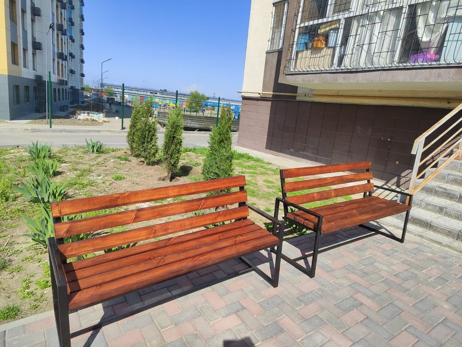Скамейка уличная в стиле LOFT
