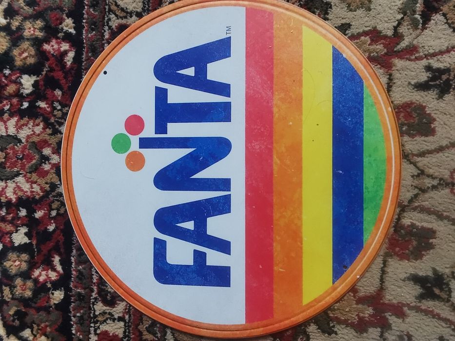 Tablii metalice vintage Fanta Coca Cola
