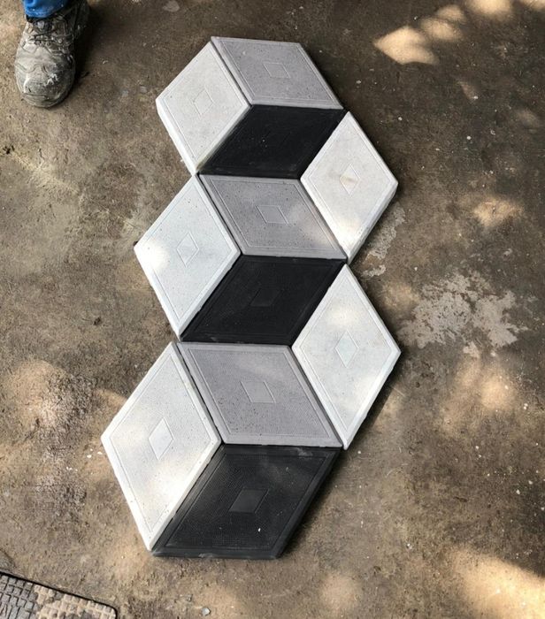 OFERTA SEZONI matrite pavaj romb 3 d travertin beton tipare pavele meserias montaj constructi alei gradina scule unelte bijuteri piese beton alei casa