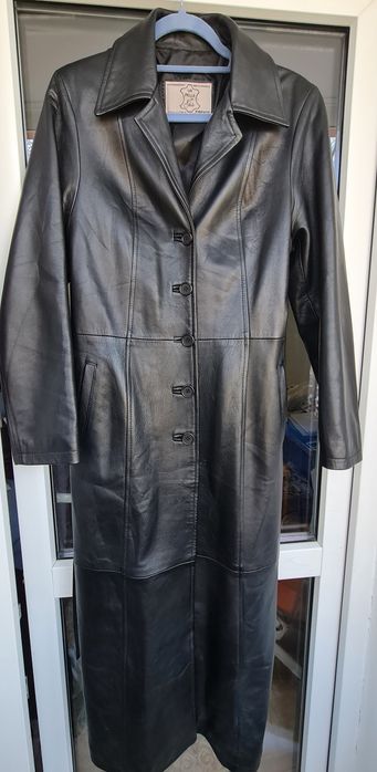 Haina lunga/ pardesiu piele naturala ovine, marime S