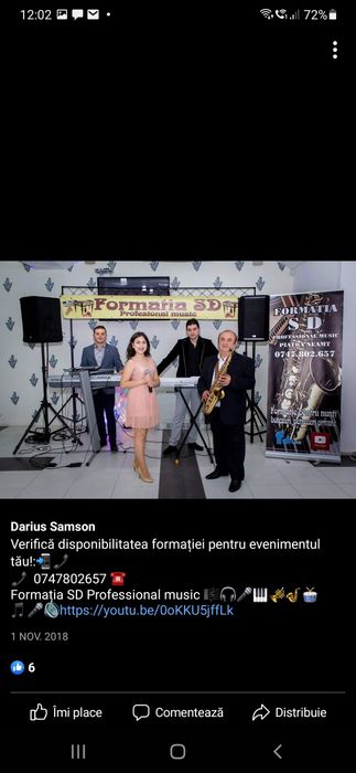 Formatie nunta,botez,revelion.