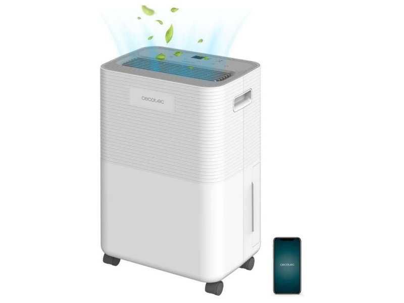 Влагоуловител Cecotec BigDry 8000 Expert Connected, 16L/ден, Бял