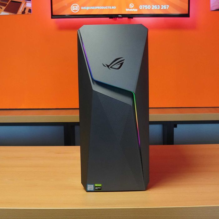 Desktop Gaming Asus Rog Stirx GL10CS i5-9400F, 8 GB RAM DDR 4, 256 GB SSD + 1 TB HDD, GTX 1650 4GB