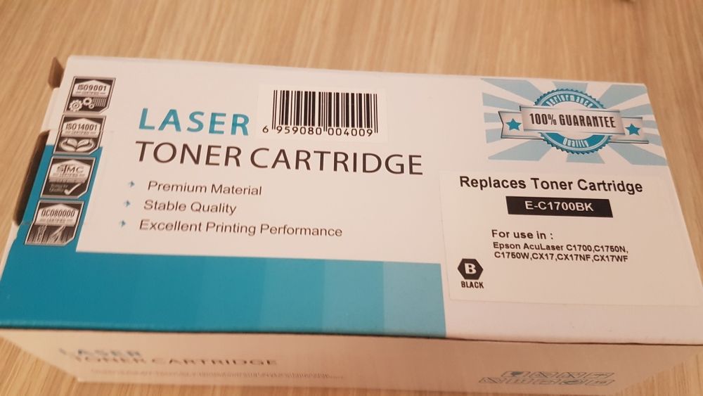 4 cartuse tonere noi sigilate epson c1700, cx17 factura
